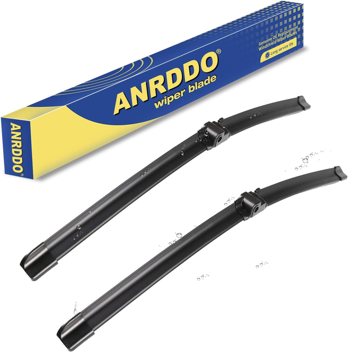 Wipers Factory Replacement for MBZ W207 W212 E350 E400 E550 E63 AMG W204 Class C250 C300 C350 C63 AMG W218 C218 CLS550 CLS63 AMG Original Equipment Wiper Blades Set 24"+24"(Set of 2)