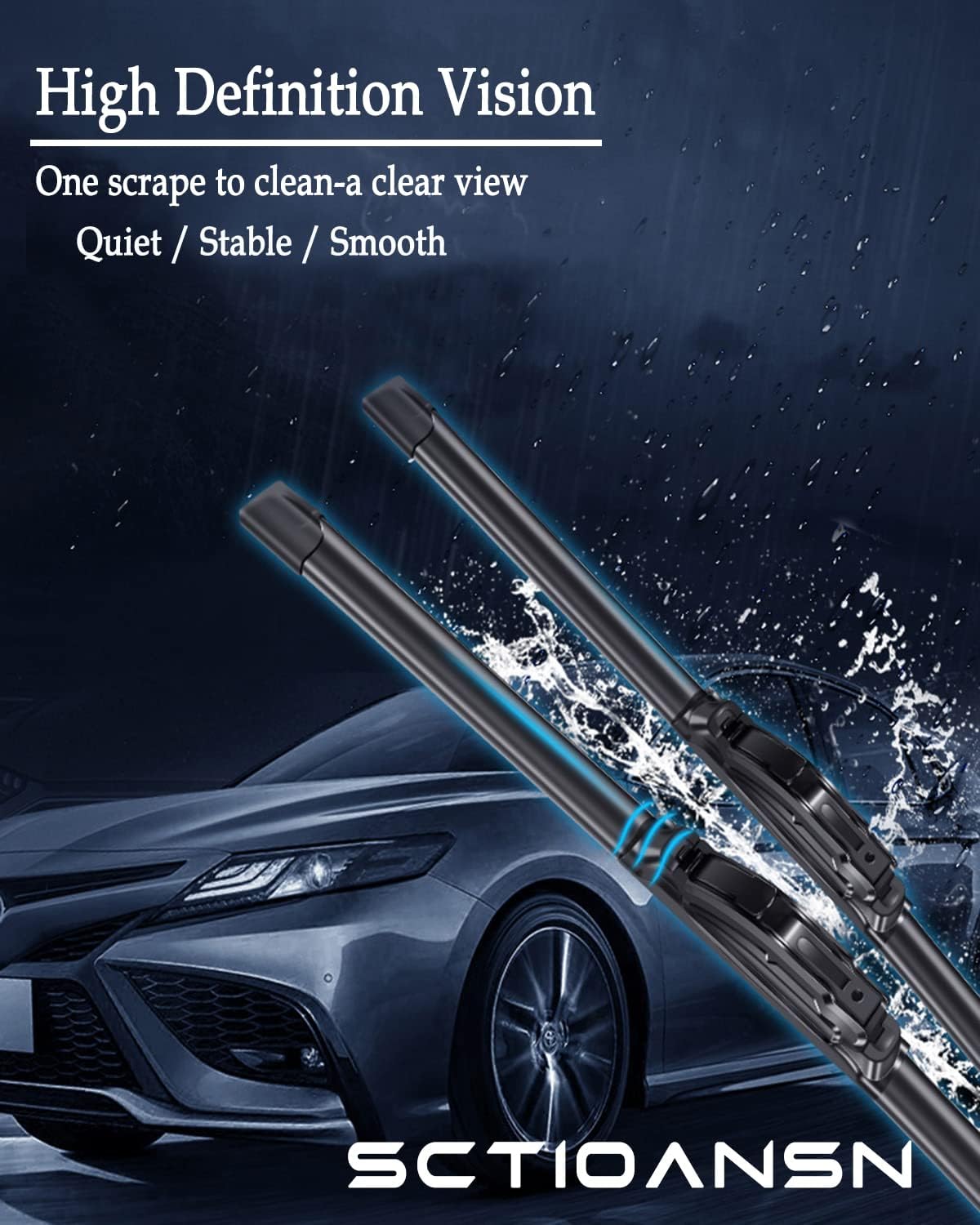 4 Wipers Set for Toyota FJ Cruiser 2007-2014, Windshield Wiper Blades Original Equipment Replacement Front and Rear- 16"/14"/14"10F (Pack of 4) J- HOOK